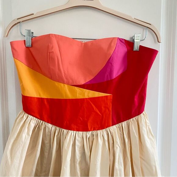 Anthropologie CeliaB Evocation Strapless Midi Dress - Picture 4 of 6